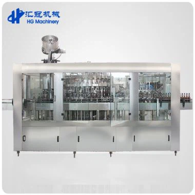 고속 자동 카운터 압력 공예 맥주 유리 병 기계 라인 장비를 작성